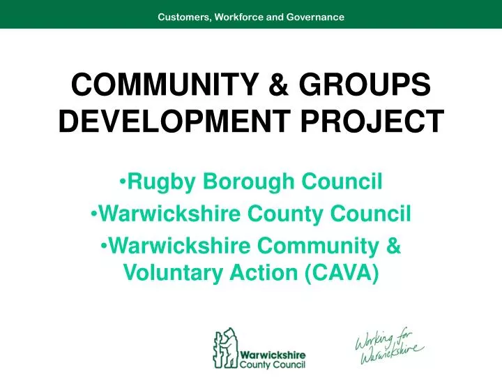 community groups development project