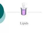Lipids - slide 1