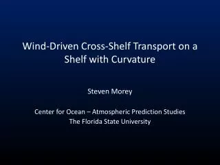 Wind-Driven Cross-Shelf Transport on a Shelf with Curvature
