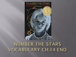 Number the Stars Vocabulary Ch.14-end