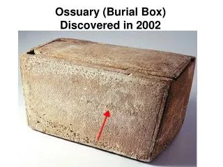 Ossuary (Burial Box) Discovered in 2002