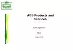 ABS Products and Services - slide 1