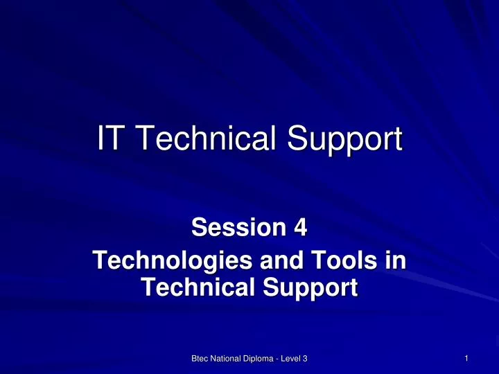 it technical support