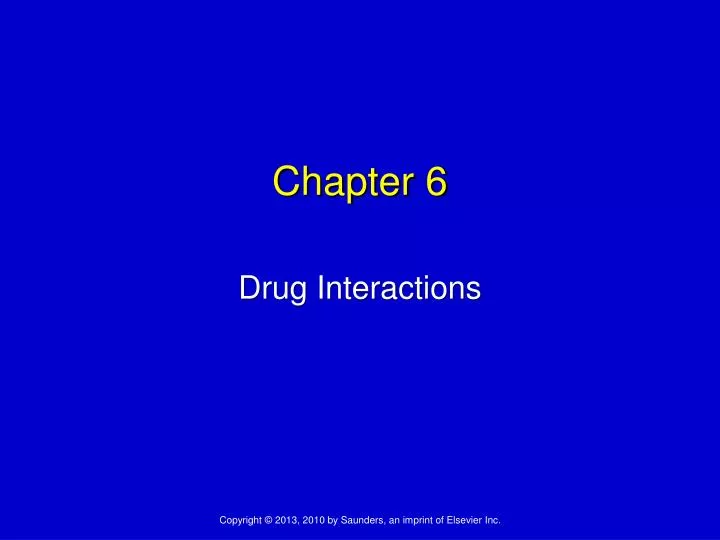drug interactions