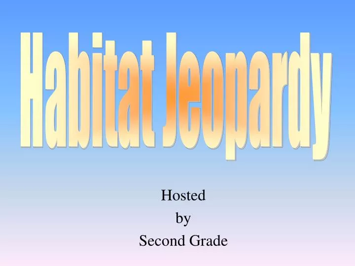 hosted by second grade