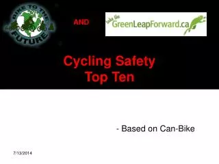 Cycling Safety Top Ten