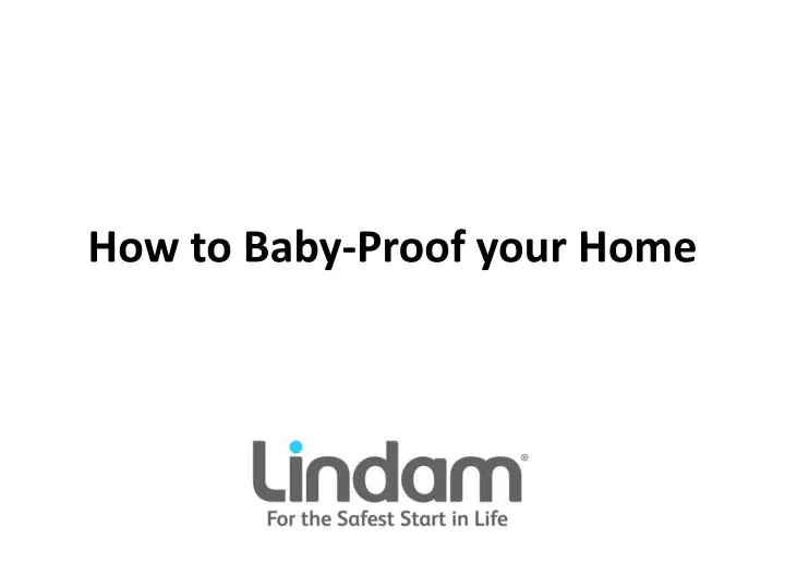 how to baby proof your home