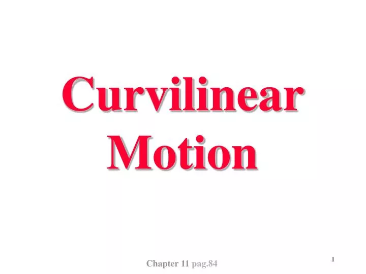 curvilinear motion