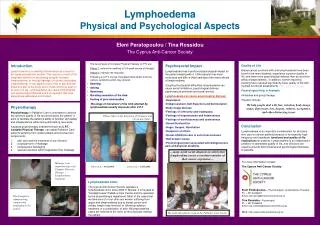 Lymphoedema Physical and Psychological Aspects