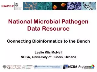 National Microbial Pathogen Data Resource