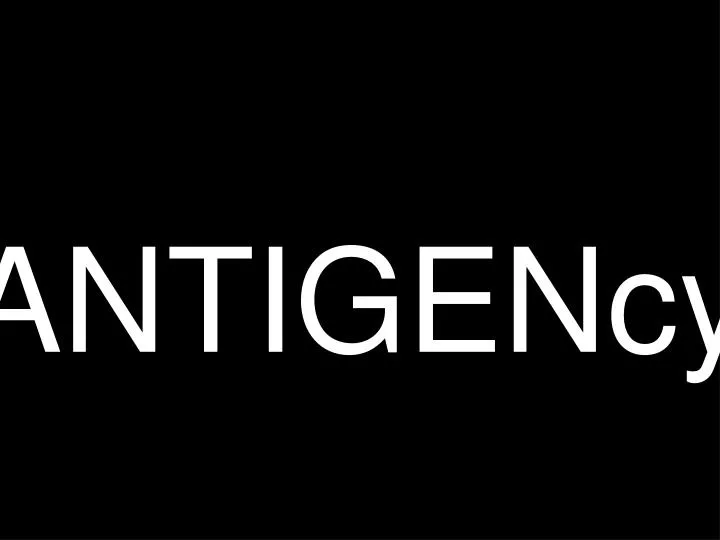 antigency