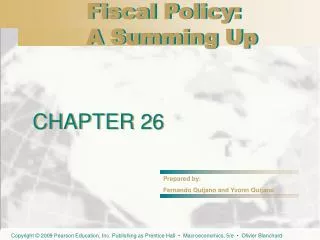 Fiscal Policy: What You Have Learned and Where