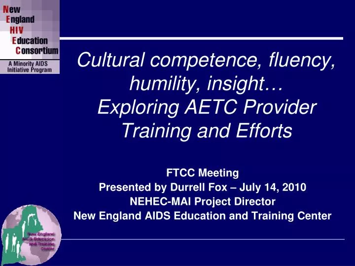 cultural competence fluency humility insight exploring aetc provider training and efforts