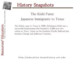 History Snapshots