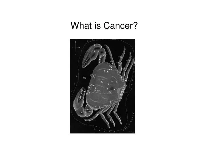 what is cancer