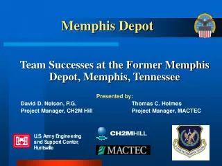 Team Successes at the Former Memphis Depot, Memphis, Tennessee