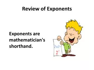 Review of Exponents