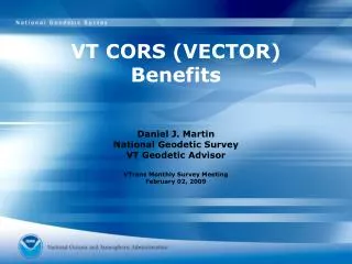 VT CORS (VECTOR) Benefits