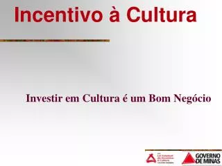 Incentivo à Cultura