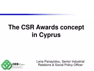 The CSR Awards concept in Cyprus