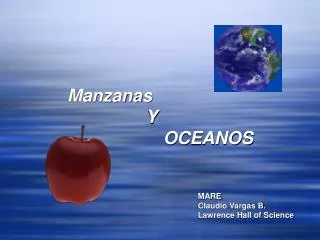 Manzanas Y OCEANOS
