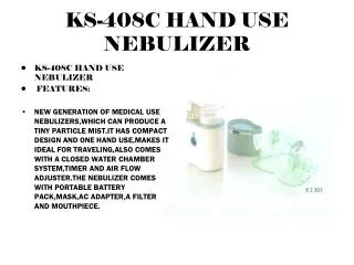 KS-408C HAND USE NEBULIZER