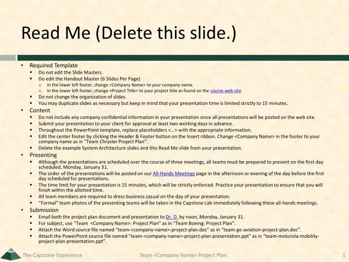 read me delete this slide