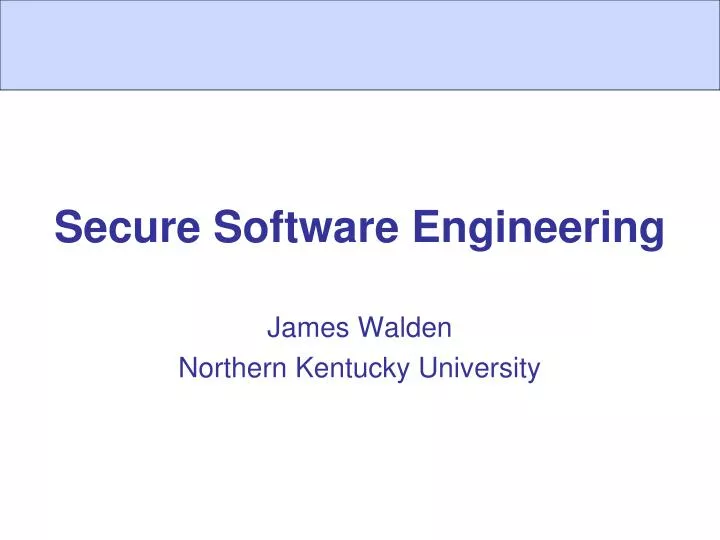 secure software engineering