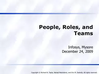 People, Roles, and Teams