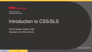 Introduction to CSS/SLS