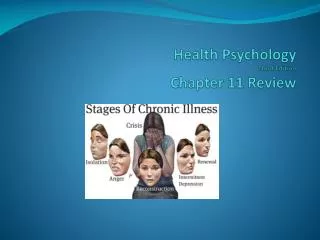 Health Psychology Third Edition Chapter 11 Review