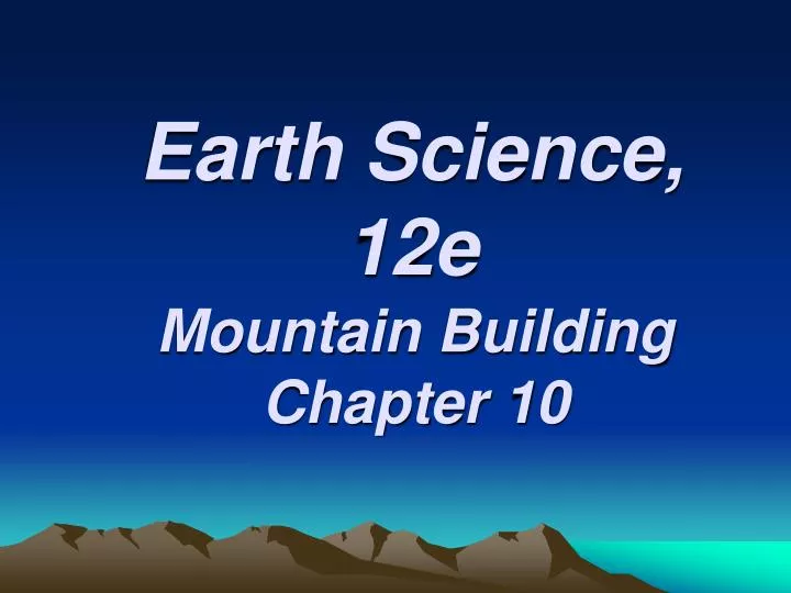 earth science 12e