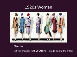 1920s Women