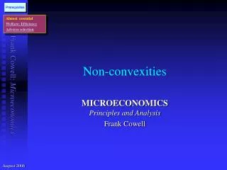 Non-convexities