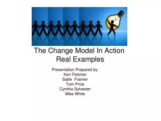 The Change Model In Action Real Examples