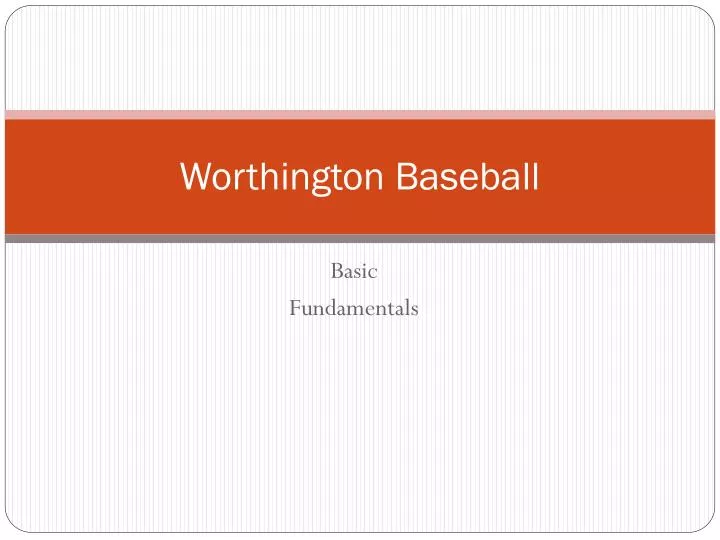 worthington baseball