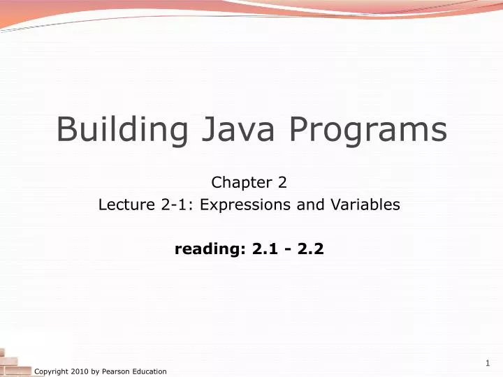 building java programs