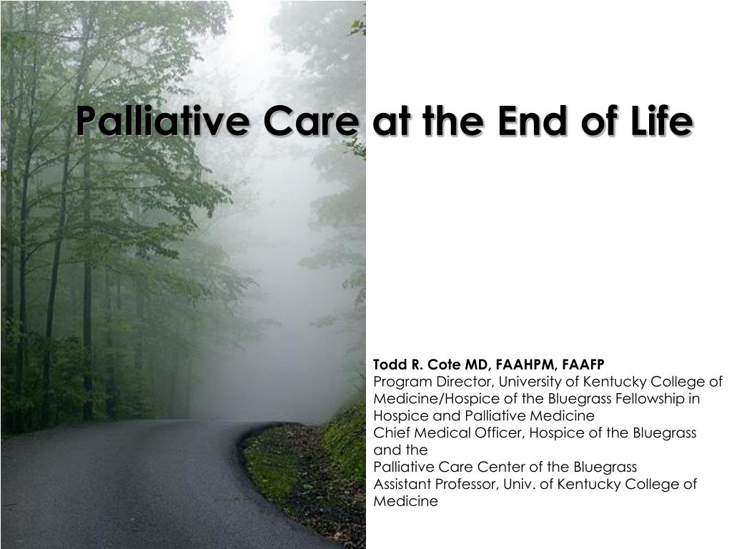 PPT - Palliative Care at the End of Life PowerPoint Presentation, free ...