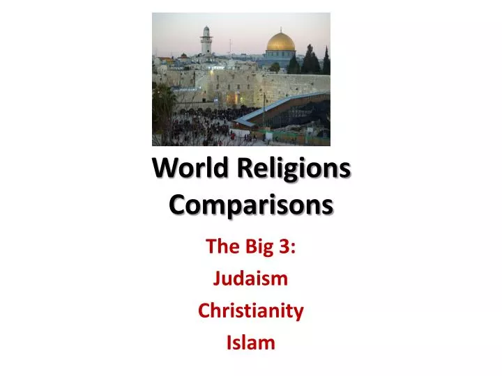world religions comparisons