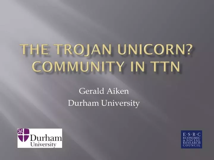 the trojan unicorn community in ttn