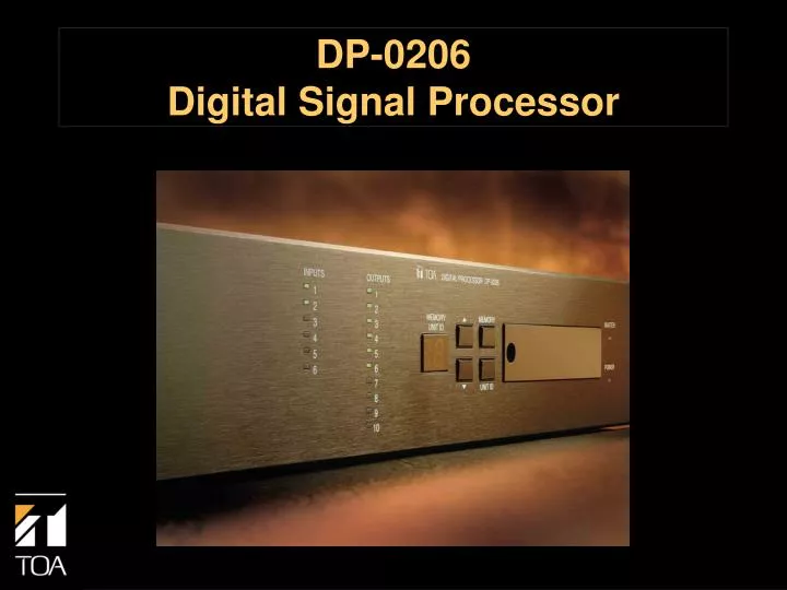 dp 0206 digital signal processor