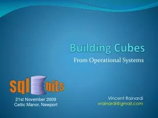 Building Cubes