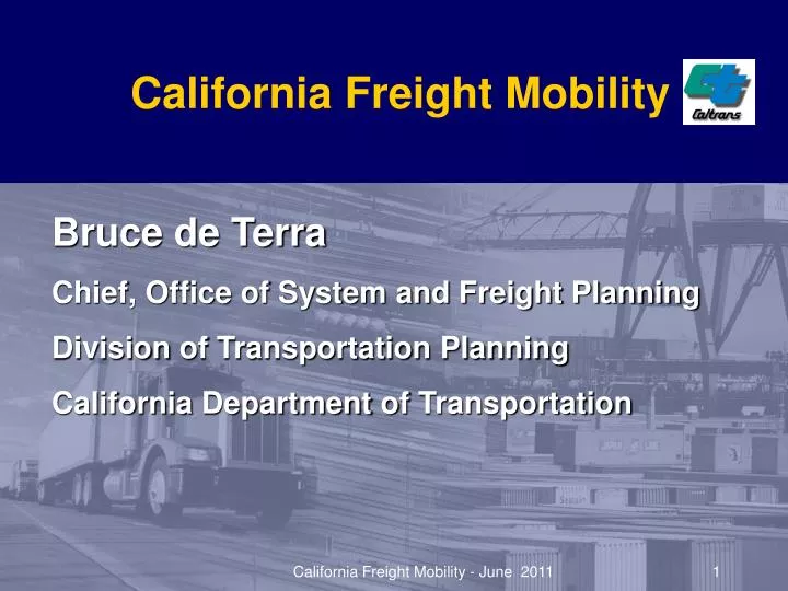 california freight mobility