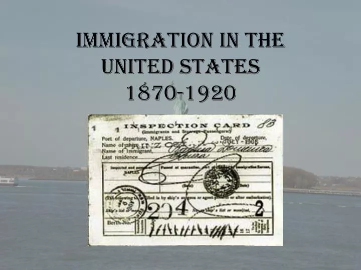 immigration in the united states 1870 1920