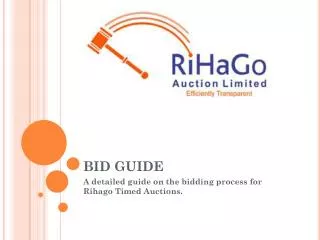 BID GUIDE