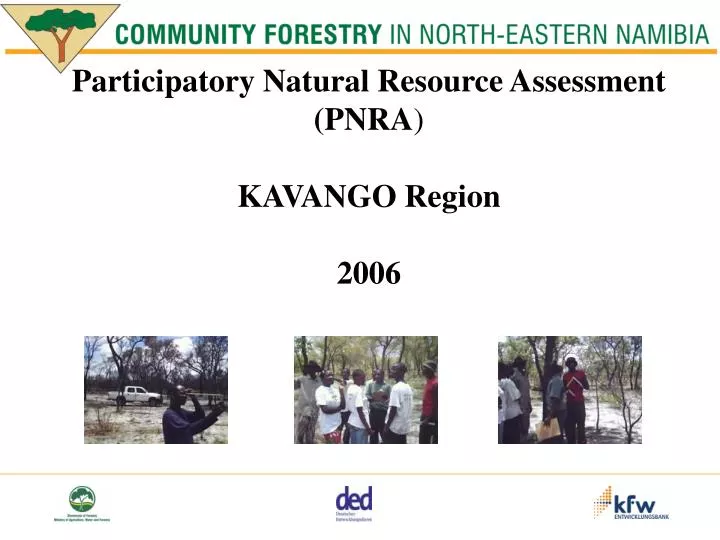 participatory natural resource assessment pnra kavango region 2006