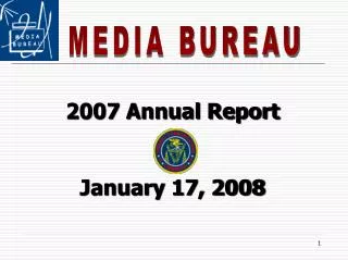 2007 Annual Report January 17, 2008