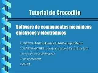 tutorial de crocodile