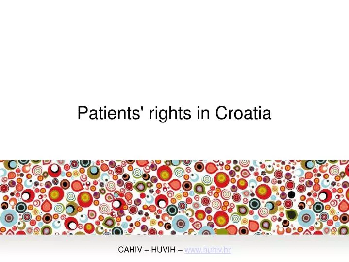 patients rights in croatia