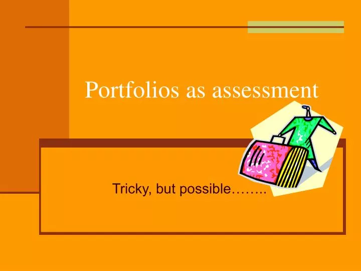 portfolios as assessment